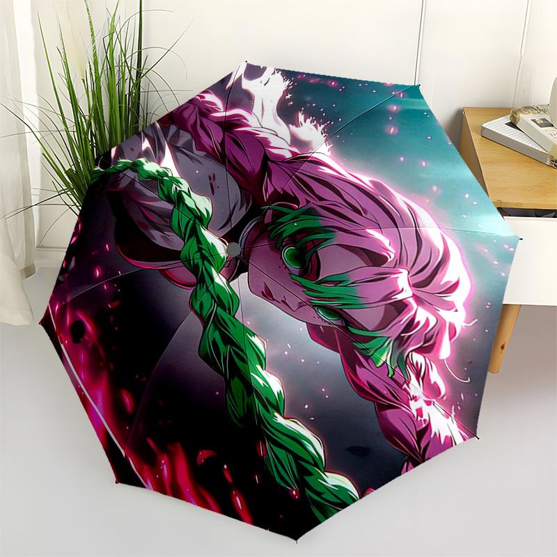 

Magical, Braid Themed Automatic Opening and Closing Umbrella, Compact Travel Umbrella, Lightweight and Portable, Suitable for Beach Commutin