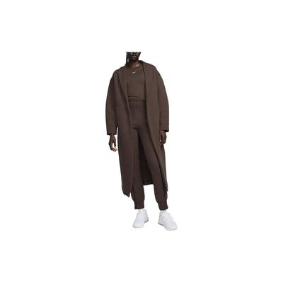 Abbigliamento sportivo Tech Fleece Tinta unita Ampio Casual Antivento Donna Capispalla Marrone Barocco FQ2603-237