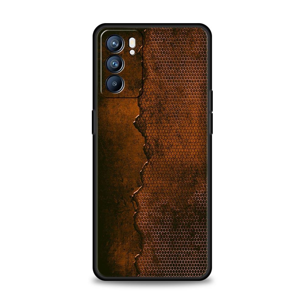 Vintage Industrial Style Rusty Phone Case For Oppo Reno 13 12 11 10 7 F Find X5 X6 A98 A80 A79 A78 A57 A54 A31 A17 Pro Soft TPU