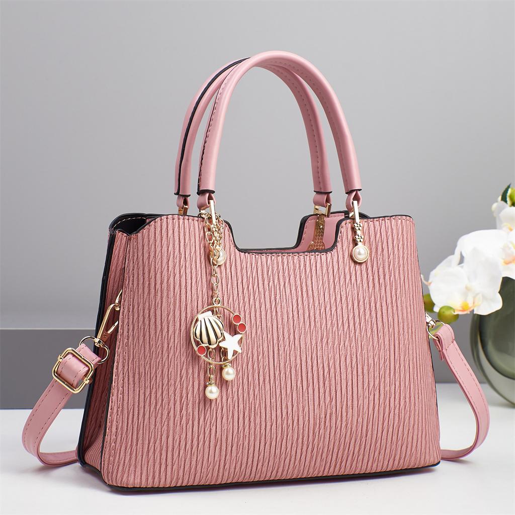 New Macaron Fashion Handbag High Appearance Level Multi-layer Shoulder Bag Large Capacity Tote Bag All-match Women's Bag