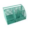 Metal Mesh Multi Grid Pen Holder Multi-functional Sundries Storage Box  Pencil