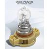 4300K PSX24W 2504 Fog Light Bulbs, Halogen Headlight Bulb Daytime Running Lamps DRL Headlights DC12V 24W, 2PACK