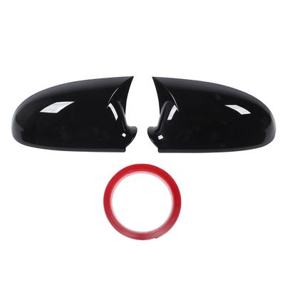 1 Pair Rearview Mirror Cover 1K0857538 Glossy Black Sporty Look Door Side Rear View Mirror Cap for