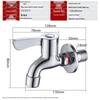CVBAB All-Copper Extended Mop Sink Faucet