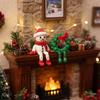 Fully Flexible 3D Printed Figurine Christmas Miniature Ornament  Winter Gifting
