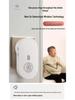 Wireless 433MHz Waterproof Doorbell: Easy One-Button Call, Bedside Bell, Long-Range, Ideal for Home and Elderly Use.