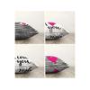 4 Pieces Valentine's Day Concept Double Sided Printed Cushion Cover Set
