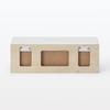 MUJI Wall-Mounted Furniture Shelf, Oak Veneer, Light Gray, 30cm (W) x 12cm (D) x 10cm (H), Item Number: 12939870