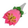 JSF04105-U Musical Lotus Flower Birthday Candle Party Cake Wedding Multicolour 2pcs