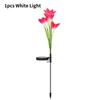 Outdoor Simulation Lily Waterproof Led Solar Light Lawn Lights Garden Decoration