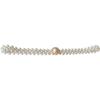 Women's Large Pearl Rhinestone Waist Chain Elastic Belt