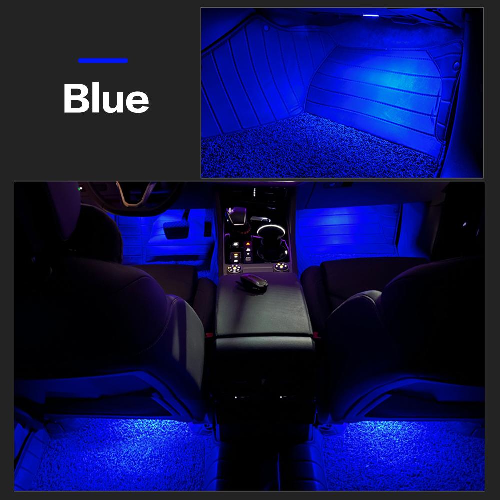 For SEAT Ateca Ibiza ST Toledo Leon 2013 2014 2015 2016 2019 LED RGB Car Footwell Lamp Atmosphere Light Interior Accessories