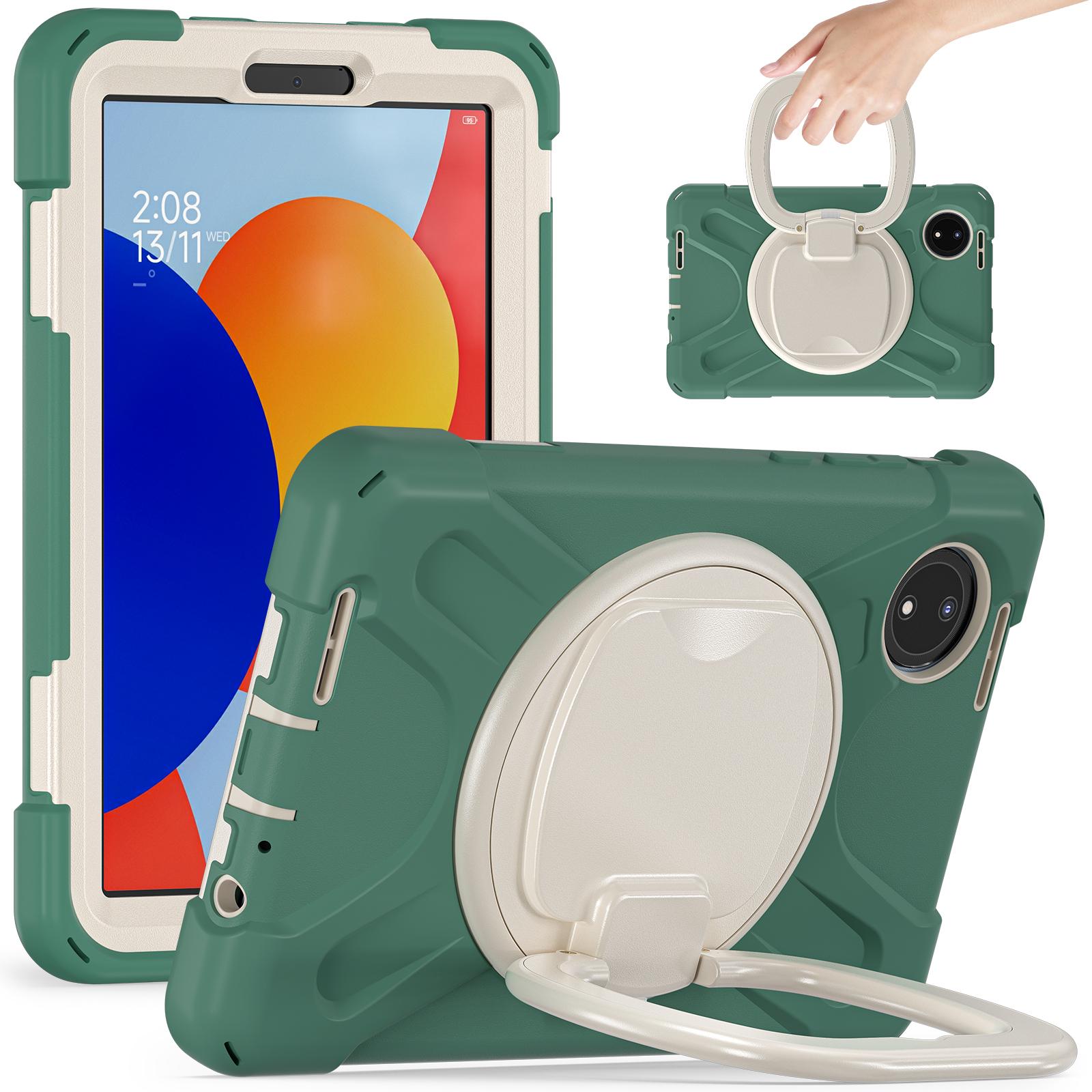 

For Xiaomi Redmi Pad SE 4G 8.7 inch Tablet Case Kickstand PC TPU Silicone Back Cover B