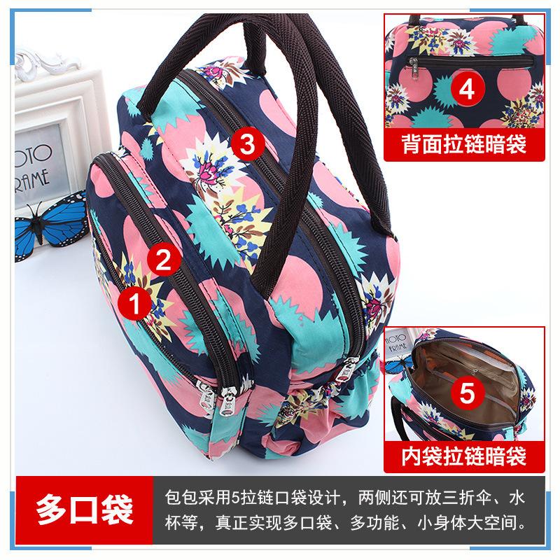 Handbag Women'S Small Cloth Bag Thickened Women'S Bento Lunch Box Bag Mom Carries Bag To Work Crossbody With Rice Bag