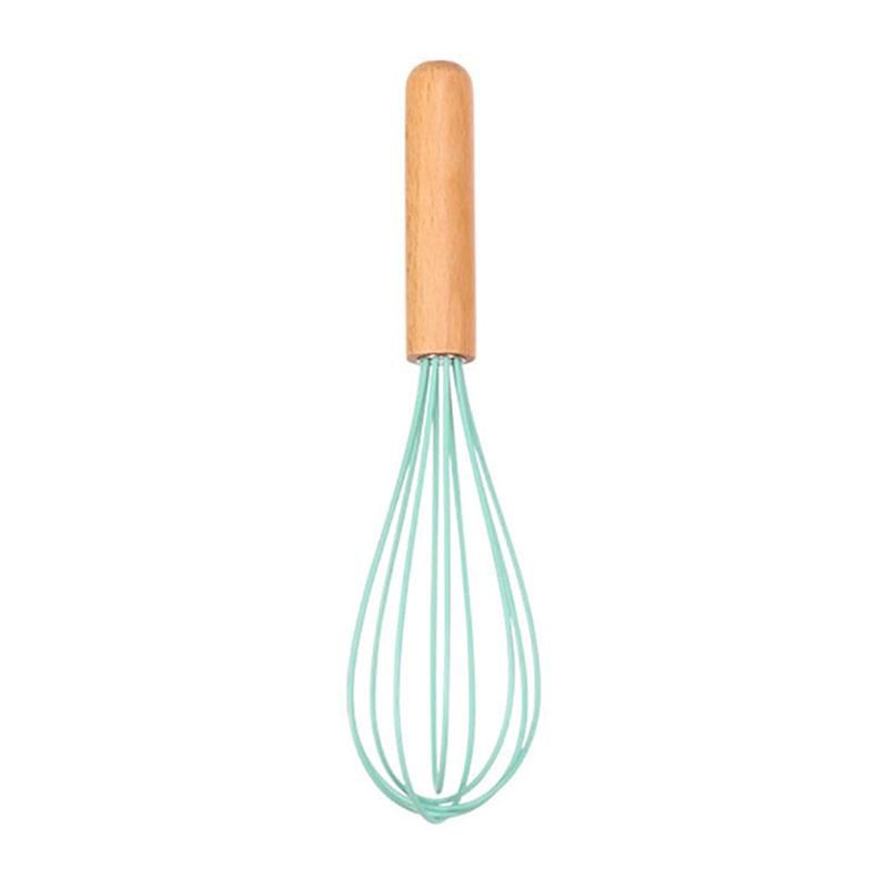 Silicone World Silicone Egg Beater Manual Whisk Cream Mixer Stirring Mixing Whisking Balloon Coil Style Egg Tools Baking Gadget