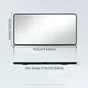 HD Car Sun Visor Plate Portable Makeup Mirror For Girls Women Strap Installation No Light Mirror Auto Interior Accessories