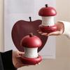 Apple Calendar Creative Rotating Decoration Figurines Living Room Art Sculptures Miniature Original Ornaments Funny Holiday Gift