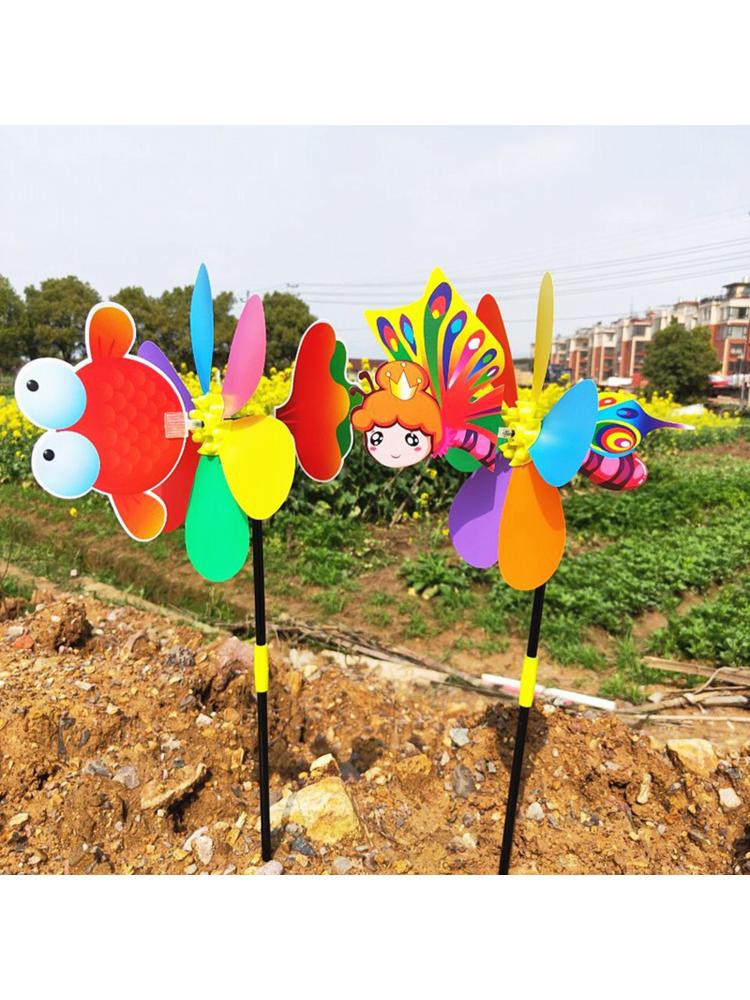 3D Large Animal Windmills Wind Spinner Yard Pinwheels Windmills Home Garden Yard Decoration Outdoor Gifts