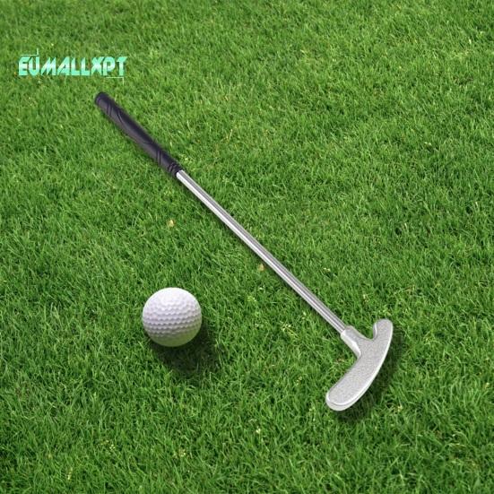 Minigolf-Putterschläger-Set – Edelstahl, TPR-Griff, Rechts-/Linkshänder, mit 2 Golfbällen für Kinder und Erwachsene, Tischspiel