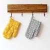 Kitchen Heat Resistant Cotton Glove Oven Pot Holder Baking BBQ Cooking Mitt