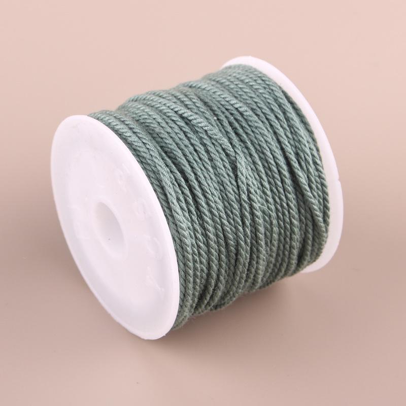 Hand-Twisted Cotton Thread: Tibetan Star Moon Bodhi Bracelet Weaving String.