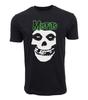 MISFITS GREEN FIEND SKULL T SHIRT