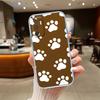 NH19 dog footprint Paw Phone Case for Motorola Moto G10 G20 G30 G31 G32 G34 G35 G41 G42 G50 G51 G52 G55 G60 G60S G62 G71 G72 G75