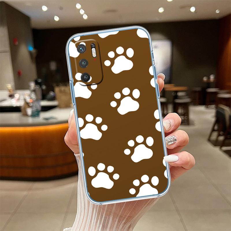 

NH19 dog footprint Paw Phone Case for Motorola Moto G10 G20 G30 G31 G32 G34 G35 G41 G42 G50 G51 G52 G55 G60 G60S G62 G71 G72 G75 Motorola Moto G60S