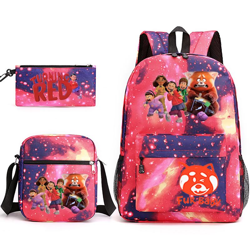 2022 Youth Metamorphosis 3 Sets/piece Laptop Backpack School Teen Girl Student Schoolbag