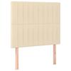 VidaXL Headboards 2 Pcs Cream 90x5x78-88 Cm Fabric 3116557