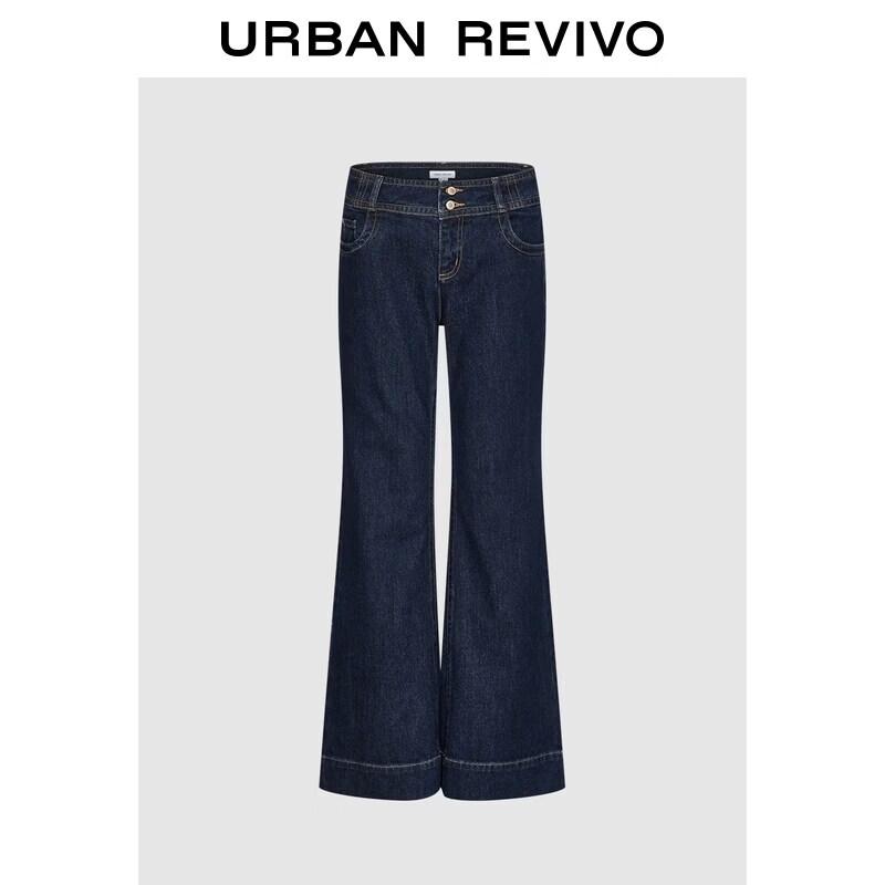 

UR2026 Women s Double-Button Flared Jeans 26