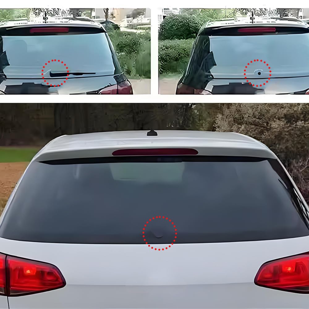 DENGUJD Rear Wiperless Kit, Rear Wiper Accessories, Car Wiper Removal Kit, Conceals Holes, Fills