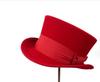 Fashion felt hat, Australian wool top hat, European and American style with decorative flanged felt hat