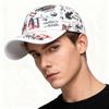 Graffiti Baseball Cap, Fashionable And Versatile Outdoor Sun Hat For Men And Women