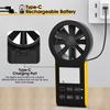 Handheld Anemometer High Precision Wind Speed Meter Air Flow Tester for Weather Sailing Ventilation