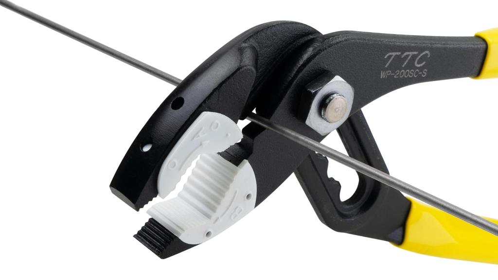 TSUNODA TTC Water Pump Pliers with Resin, Non-Scratch, and Spring, 200mm, WP-200SC-S