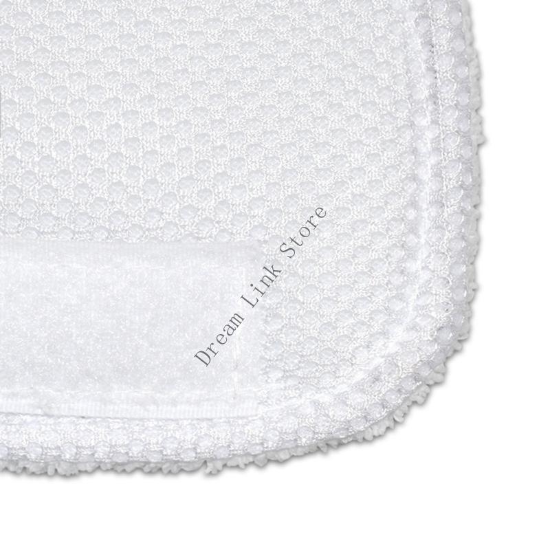 Q1FD 2Pack Washable Reusable Steamed Mop Pad Mats for GF6610B GF6610 NE033 NE033M High Absorbency Polyester Blend Fabric