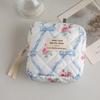 Cute Bow Makeup Bag for Women Lipstick Toiletry Cosmetic Pouch Case Student  Sanitary Napkin Tampon Storage Case Organizer Case