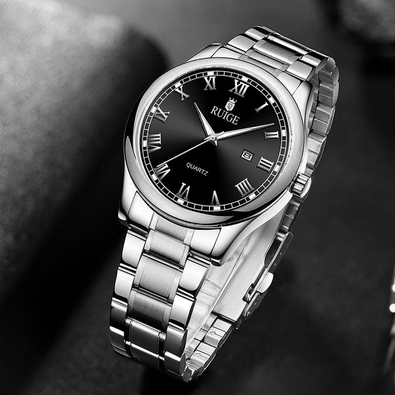 Men's Watches Business Fashion High-End Steel Belt Quartz Watches