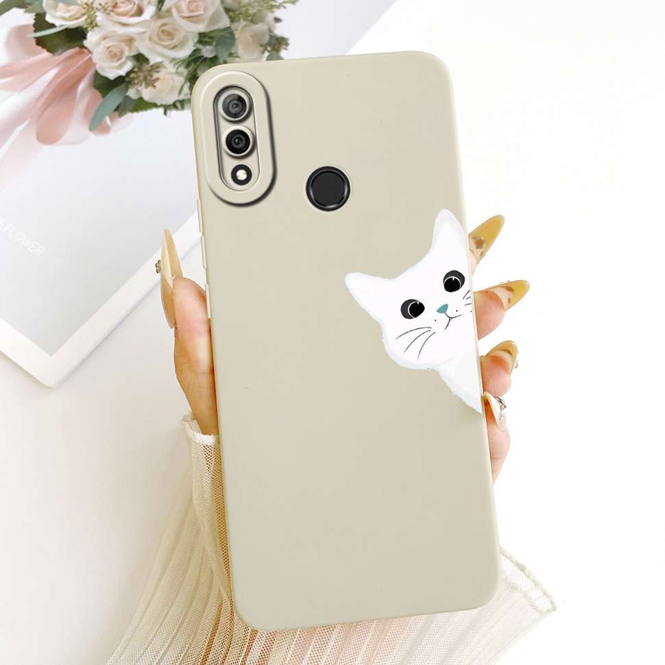 Für Huawei Y9 2019 Hülle Luxuriös Katze Weiches Silikon Handyhülle Für Huawei Y 9 Y9 (2019) JKM-LX1 JKM-LX2 Schutz-Rückseite