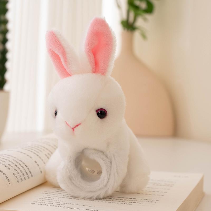 Roztomilé zvíře tygr panda zapínací náramek plyšová hračka zajíček panenka čelenka taška na změnu hadrová panenka