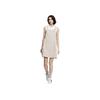 Originals Sport Lifestyle Serie Logo Muster Vintage Locker Seitentasche Trägerkleid Damen Kleider Beige JM2712