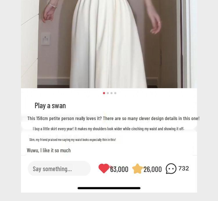 Women's Slim-fit White Moonlight Camisole Dress - Sleeveless Waist-cinching Birthday Style for Early Summer/Spring