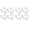 8pcs Railing Plant Pot Holder Iron Rack Floating Garden Flower Pot Stand Baskets Shelf for Outdoor
