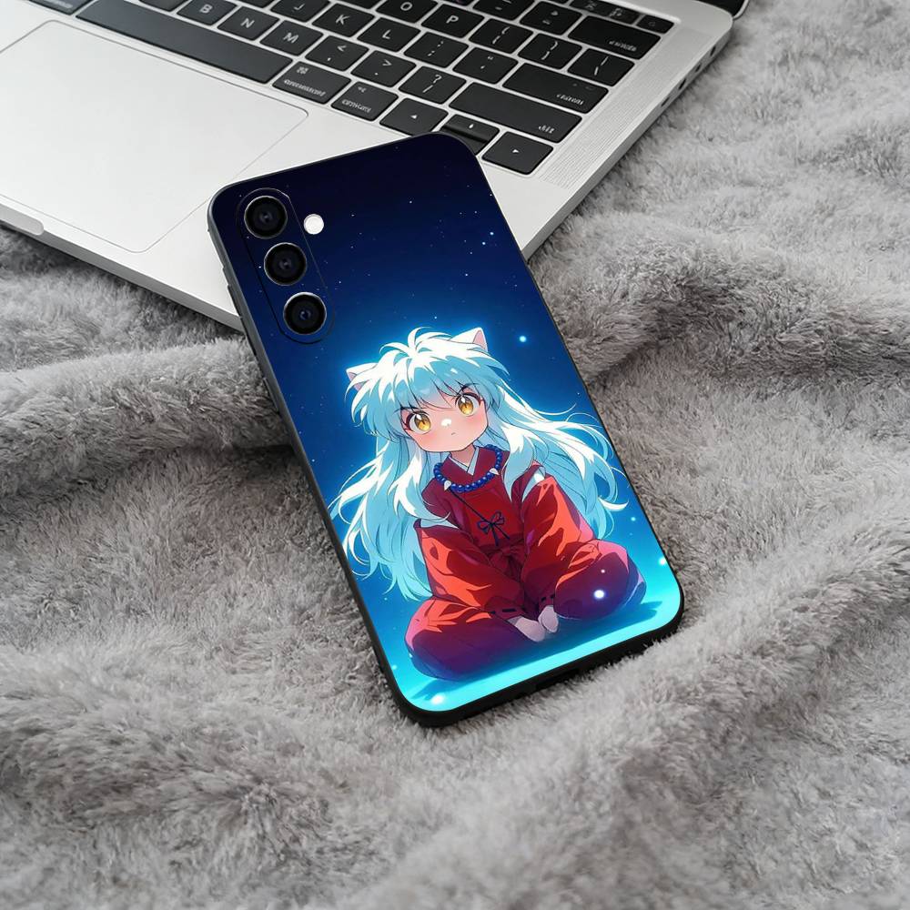 Half-Demon -nuyasha Phone Case For Samsung Galaxy A73,A71 A72,A70,A53,A52,A51,Soft Silicone Black Cover