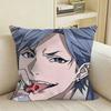 YBC BLAnime Tamura Yui Square Sofa Pillow Cover Solid Color Living Room Home Decor Cushion Case
