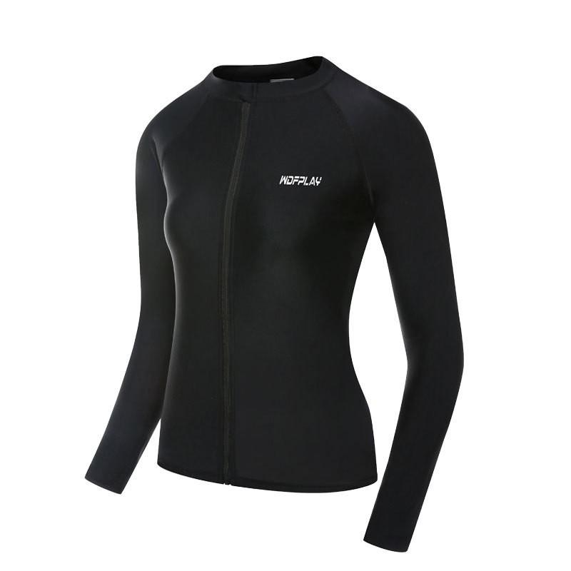 Womens UV Protection Rash Guard Set Long Sleeve Top Pants Snorkeling Surfing Swimming S: 40-45kg