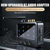 Dual Steam Bluetooth 6.0 Receiver Transmitter aptX HD/LL Low Latency 3.5mm AUX RCA Jack Wireless Audio Adapter For PC TV