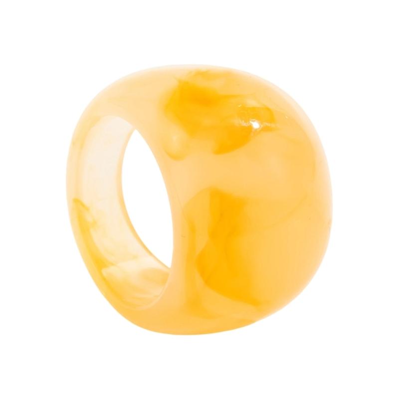 Anello in Resina Acquerellata Resistente agli Urti Costruzione Superfici Lisce Anelli Statement Perfetti per Chi Cerca Regali
