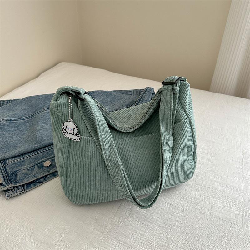1Pc Large-capacity Lazy Style, Foreign Style, Japanese Literary and Artistic Trend, One-shoulder Crossbody Student Leisure Korean Version of Female